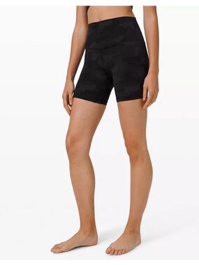 lululemon Align High-Rise Short 6" Camo Women’s Workout Shorts SZ4